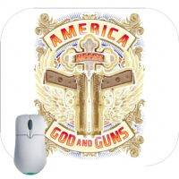America Needs God And Guns Mouse Pad