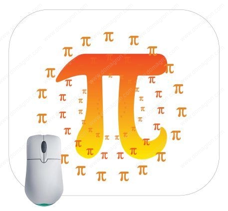 Pi, Pi And More Pi Mouse Pad