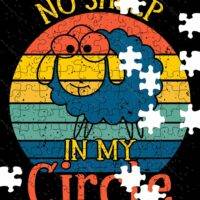No Sheep In My Circle Jigsaw Puzzle
