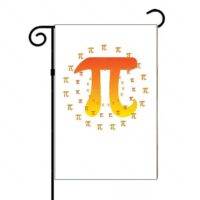 Pi, Pi And More Pi Garden Flag