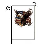 Vintage Eagle Garden Flag