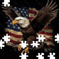 Vintage Eagle Jigsaw Puzzle