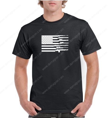 American Gun Flag Shirt N-499