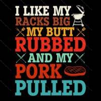 I Like My Racks Big Grilling Lovers Metal Photo S-530