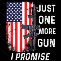 Just One More Gun I Promise Metal Photo N-551