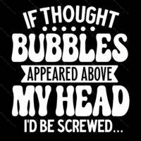 If Thought Bubbles Appeared Above My Head  Metal Photo S-550