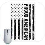 Proud American Flag Mouse Pad
