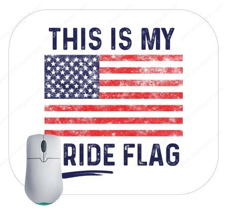 This Is My Pride Flag American Flag Mouse Pad