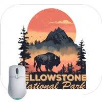 Yellowstone National Park Mouse Pad
