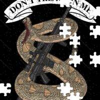 Don't Tread On Me 2nd Amendment Jigsaw Puzzle