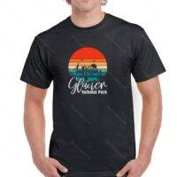 Glacier National Park Camping Scene Shirt K-548