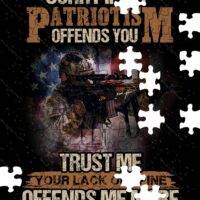 Sorry If My Patriotism Offends You Jigsaw Puzzle