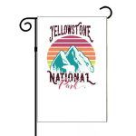 Yellowstone National Park Bear Scene Garden Flag