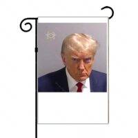 Fulton County Georgia Trump Mugshot Garden Flag