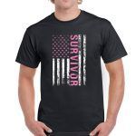Breast Cancer Survivor Flag Shirt F-590