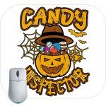 Candy Inspector Halloween Mouse Pad