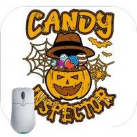 Candy Inspector Halloween Mouse Pad