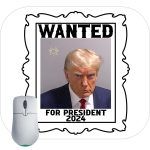 Fulton County Georgia Trump Mugshot - Wanted For President Mouse Pad