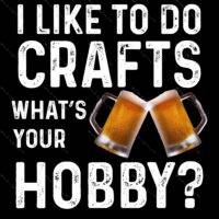 I Like To Do Crafts Metal Photo S-598