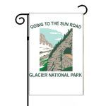 Going To The Sun Road Garden Flag