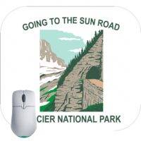 Going To The Sun Road Mouse Pad