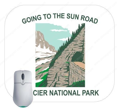 Going To The Sun Road Mouse Pad