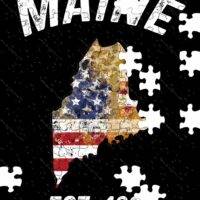 50 States Jigsaw Puzzle - Maine