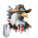 Patriot Eagle Mouse Pad