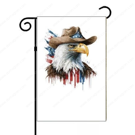 Patriot Eagle Garden Flag