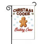 Christmas Cookie Baking Crew Garden Flag H-619