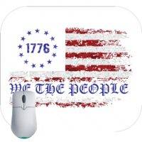 We The People Flag Mouse Pad U-661