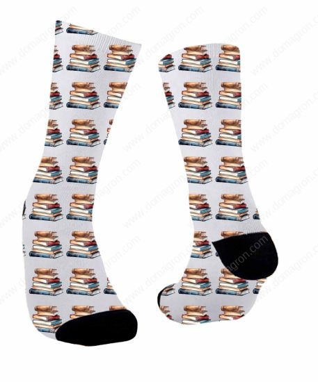 My Weekend Is All Booked Book Lover Socks