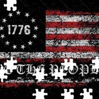 We The People Flag Jigsaw Puzzle I-661