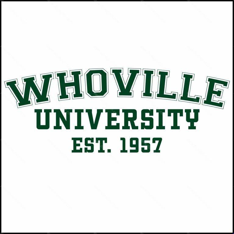 Whoville University Direct to Film (DTF) Heat Transfer F-626