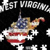 50 States Jigsaw Puzzle - West Virginia