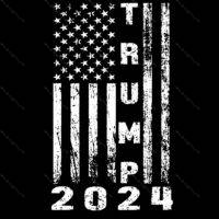 Trump 2024 Flag Direct to Film (DTF) Heat Transfer T-665
