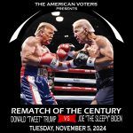 Trump Vs Biden Boxing Match Direct to Film (DTF) Heat Transfer T-648