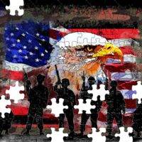 Eagle Military Scene Jigsaw Puzzle U-638