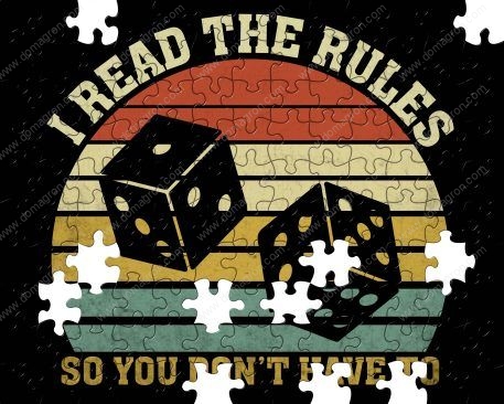 I Read The Rules So You Don't Have To Casino Night Puzzle S-658