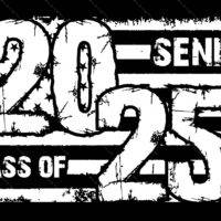 Senior Class of 2025 Flag Metal Photo F-669