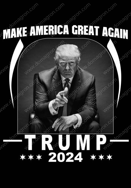 Trump 2024 Make America Great Again Metal Photo T-659