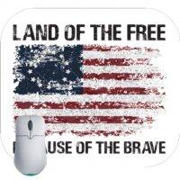 Land Of The Free Because Of The Brave Mouse Pad U-647
