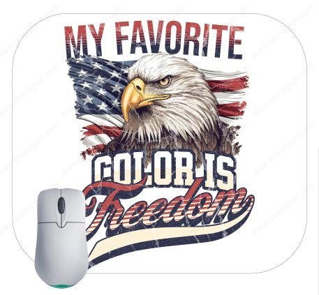 My Favorite Color Is Freedom Mouse Pad U-655