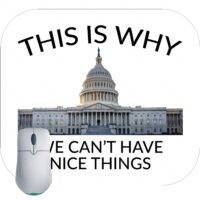 This Is Why We Can't Have Nice Things Mouse Pad P-653