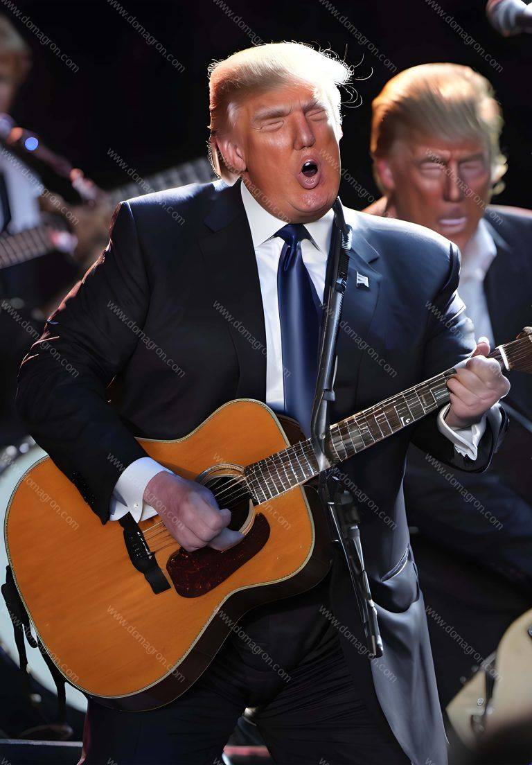 Trump Music Trump Concert 2 Metal Photo – DOMAGRON