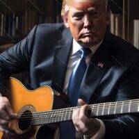 Trump Guitar 4 Metal Photo