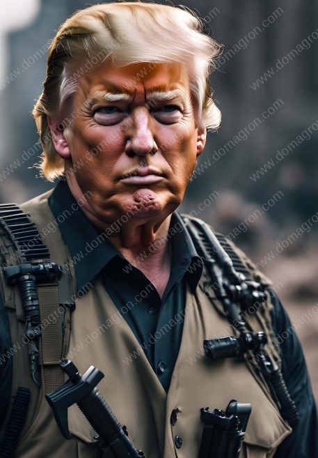 Trump As Trumpbo Metal Photo 3