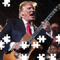 Trump 3 Concert Jigsaw Puzzle