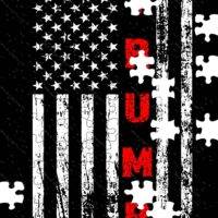 Trump Flag Jigsaw Puzzle T-667