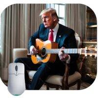 Trump Guitar 5 Mouse Pad